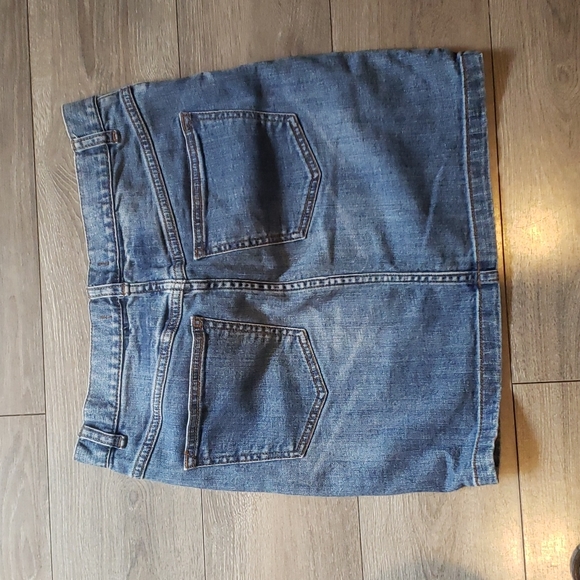 Free people denim mini skirt. - Picture 4 of 8